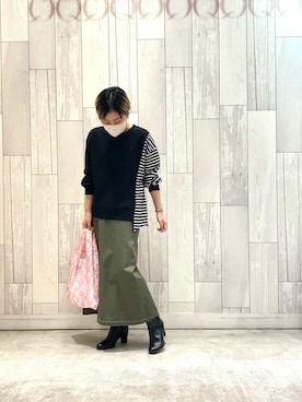 「ボーター」｜ﾏｲｺﾊﾞさん（レディース・157cm）の秋コーディネート