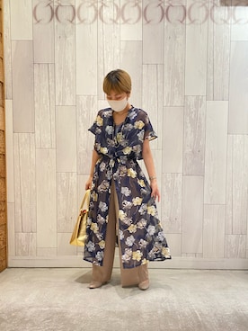 「アイテム（タンクトップ、グレー系）」を使った、ﾏｲｺﾊﾞさん（レディース・157cm）の夏コーディネート