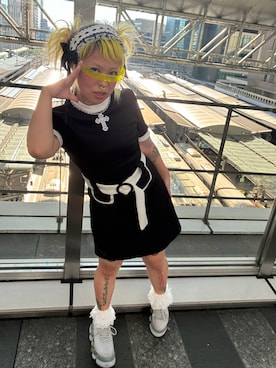 「grounds（グラウンズ）のアイテム」を使った、しおちゃんさん（レディース・155cm）の秋コーディネート