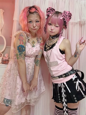 「SHEEN（シーン）のアイテム」を使った、しおちゃんさん（レディース・155cm）の夏コーディネート