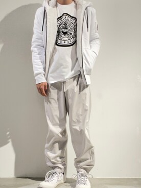「ISAMU KATAYAMA BACKLASH（イサムカタヤマバックラッシュ）のアイテム（シューズ）」を使った、yuya m さん（メンズ・163cm）の秋コーディネート