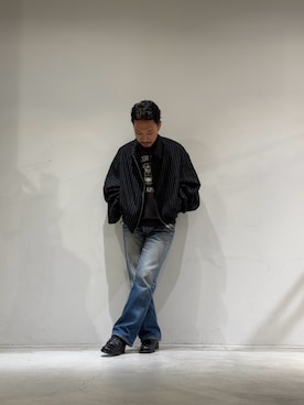 「SHINYAKOZUKA（シンヤコヅカ）のアイテム」を使った、yuya m さん（メンズ・163cm）の秋コーディネート