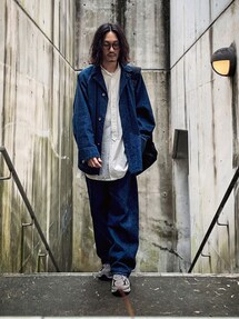 COMOLI カバーオール COMOLI (コモリ) デニム ワークジャケット