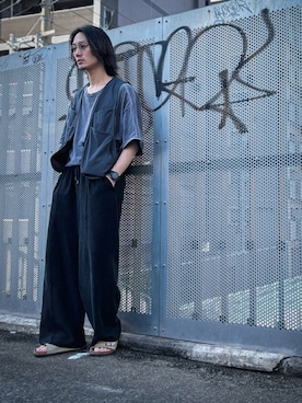 「アイテム（メガネ）」を使った、Kottamさん（メンズ・170cm）の夏コーディネート