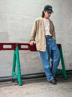 「アイテム（シューズ）」を使った、Kottamさん（メンズ・170cm）の秋コーディネート