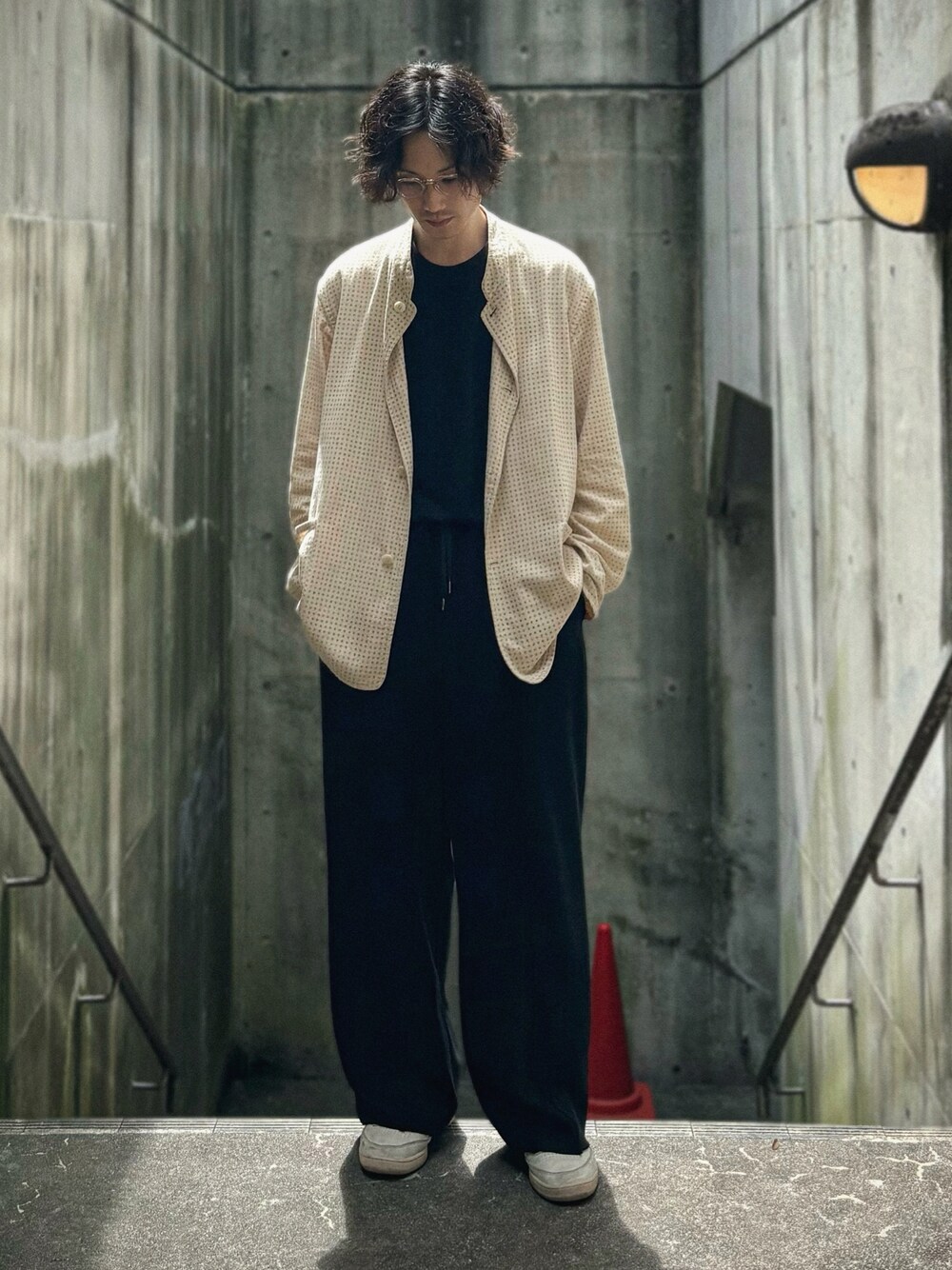 comoli ドットスタンドカラージャケット EDIFICE（エディフィス）の「【COMOLI / コモリ】 S/C ドットスタンド