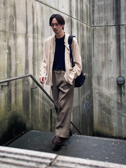 comoli ドットスタンドカラージャケット COMOLI S/Cドットスタンドカラージャケット