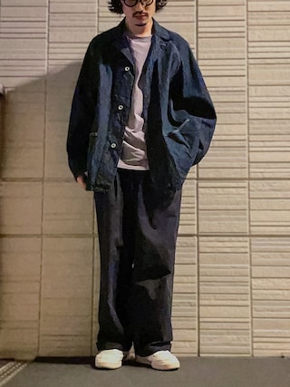 COMOLI カバーオール COMOLI (コモリ) デニム ワークジャケット