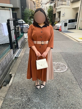 「RANDA（ランダ）のアイテム」を使った、繭さん（レディース・159cm）の秋コーディネート