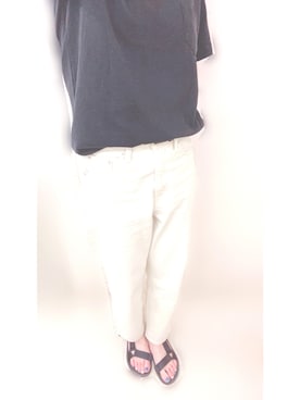 「Honeys（ハニーズ）のアイテム（バックパック/リュック）」を使った、R iさん（レディース・158cm）の夏コーディネート