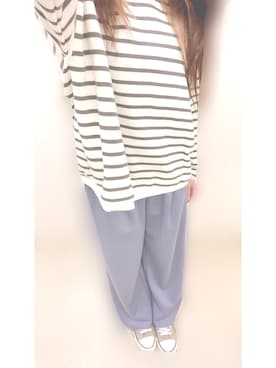 「Honeys（ハニーズ）のアイテム（バックパック/リュック）」を使った、R iさん（レディース・158cm）の冬コーディネート