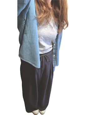 「アイテム（ハンドバッグ）」を使った、R iさん（レディース・158cm）の秋コーディネート