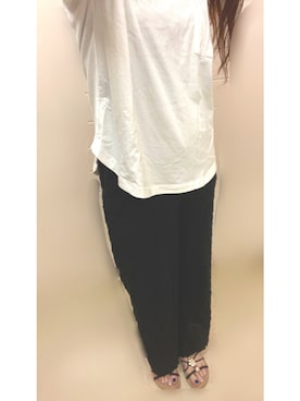 「Honeys（ハニーズ）のアイテム（バックパック/リュック）」を使った、R iさん（レディース・158cm）の秋コーディネート
