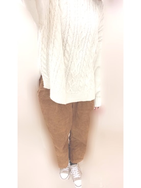 「Honeys（ハニーズ）のアイテム（バックパック/リュック）」を使った、R iさん（レディース・158cm）の春コーディネート
