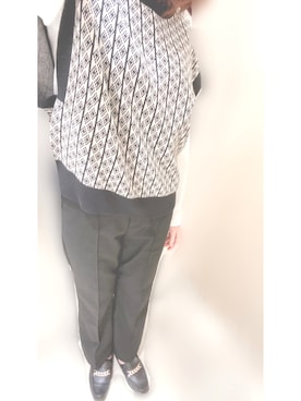 「NICE CLAUP（ナイスクラップ）のアイテム（ジャケット/アウター）」を使った、R iさん（レディース・158cm）の春コーディネート