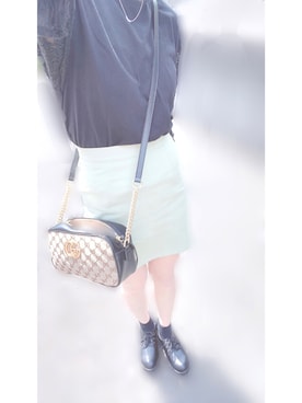 「ピスタチオ」｜「アイテム（腕時計）」を使った、R iさん（レディース・158cm）の夏コーディネート