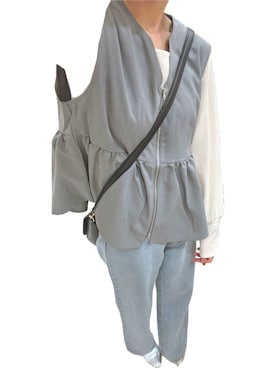 「Green　Parks（グリーンパークス）のアイテム」を使った、R iさん（レディース・158cm）の秋コーディネート