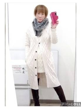 「夢展望（ユメテンボウ）のアイテム（ブーツ）」を使った、LadiesLike　優稀。®さん（メンズ・171cm）の冬コーディネート