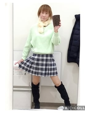 「Honeys（ハニーズ）のアイテム」を使った、LadiesLike　優稀。®さん（メンズ・171cm）の冬コーディネート