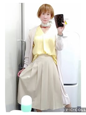 「skirt」｜LadiesLike　優稀。®さん（メンズ・171cm）の秋コーディネート