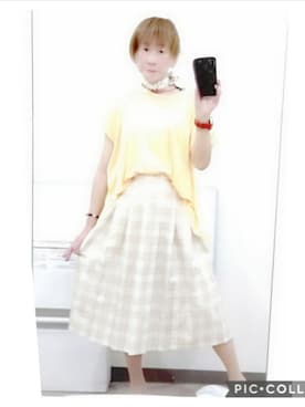 「CECIL McBEE（セシルマクビー）のアイテム」を使った、LadiesLike　優稀。®さん（メンズ・171cm）の夏コーディネート