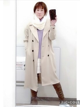 「夢展望（ユメテンボウ）のアイテム（ブーツ）」を使った、LadiesLike　優稀。®さん（メンズ・171cm）の冬コーディネート