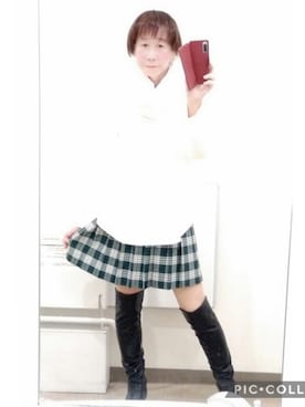 「アイテム（スカート）」を使った、LadiesLike　優稀。®さん（メンズ・171cm）の秋コーディネート