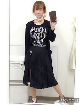 「アイテム（カーディガン/ボレロ）」を使った、LadiesLike　優稀。®さん（メンズ・171cm）の春コーディネート