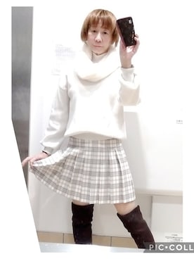 「夢展望（ユメテンボウ）のアイテム（ブーツ）」を使った、LadiesLike　優稀。®さん（メンズ・171cm）の秋コーディネート