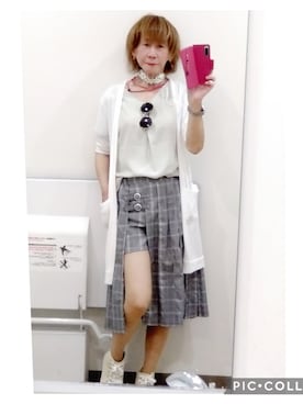 「しまむら（シマムラ）のアイテム（シューズ）」を使った、LadiesLike　優稀。®さん（メンズ・171cm）の夏コーディネート