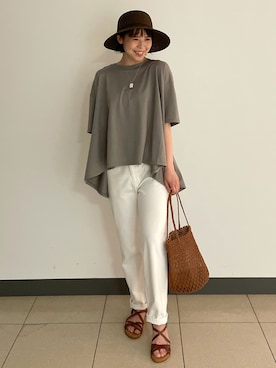 「SOKO（ソコ）のアイテム」を使った、いちえさん（レディース・156cm）の春コーディネート