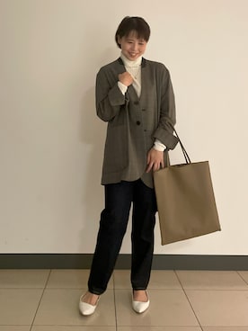 「LAROUTE（ラルート）のアイテム」を使った、いちえさん（レディース・156cm）の秋コーディネート