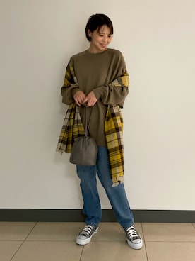 いちえさん（レディース・156cm）の秋コーディネート