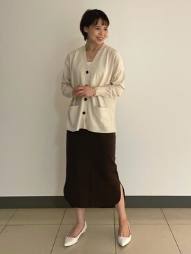 「LAROUTE（ラルート）のアイテム」を使った、いちえさん（レディース・156cm）の夏コーディネート