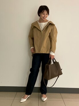 「LAROUTE（ラルート）のアイテム」を使った、いちえさん（レディース・156cm）の秋コーディネート