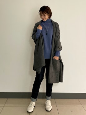 「HARIO Lampwork Factory（ハリオランプワークファクトリー）のアイテム」を使った、いちえさん（レディース・156cm）の秋コーディネート