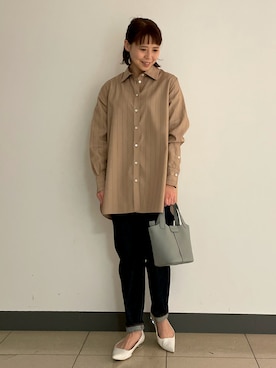 「LAROUTE（ラルート）のアイテム」を使った、いちえさん（レディース・156cm）の冬コーディネート