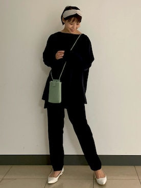 「LAROUTE（ラルート）のアイテム」を使った、いちえさん（レディース・156cm）の秋コーディネート