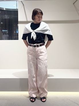 「collex（コレックス）のアイテム」を使った、いちえさん（レディース・156cm）の夏コーディネート