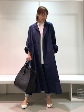 「LAROUTE（ラルート）のアイテム」を使った、いちえさん（レディース・156cm）の春コーディネート