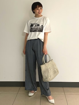 「LAROUTE（ラルート）のアイテム」を使った、いちえさん（レディース・156cm）の夏コーディネート