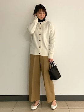 「LAROUTE（ラルート）のアイテム」を使った、いちえさん（レディース・156cm）の冬コーディネート