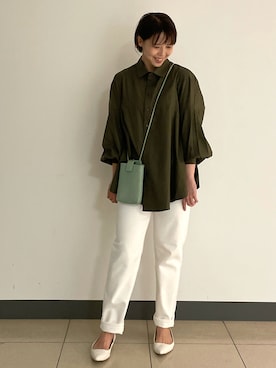 「LAROUTE（ラルート）のアイテム」を使った、いちえさん（レディース・156cm）の秋コーディネート