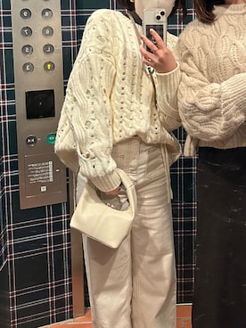 nnaさん（レディース・158cm）の冬コーディネート