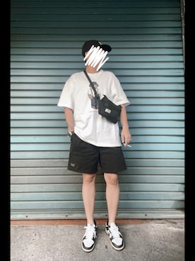 「LESS（レス）のアイテム」を使った、Chia Wenさん（メンズ・163cm）の夏コーディネート