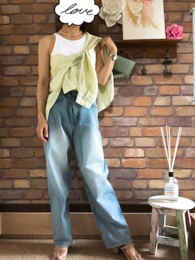 Hi_kaさん（レディース・160cm）の夏コーディネート