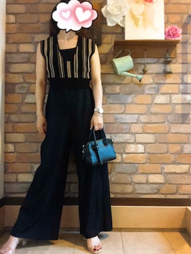 「Happy John（ハッピージョン）のアイテム（パンツ）」を使った、Hi_kaさん（レディース・160cm）の夏コーディネート