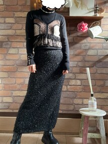 TODAYFUL ジャガードフリンジニットビスチェ　トゥデイフル TODAYFUL - Todayful ジャガードフリンジニットビスチェの通販