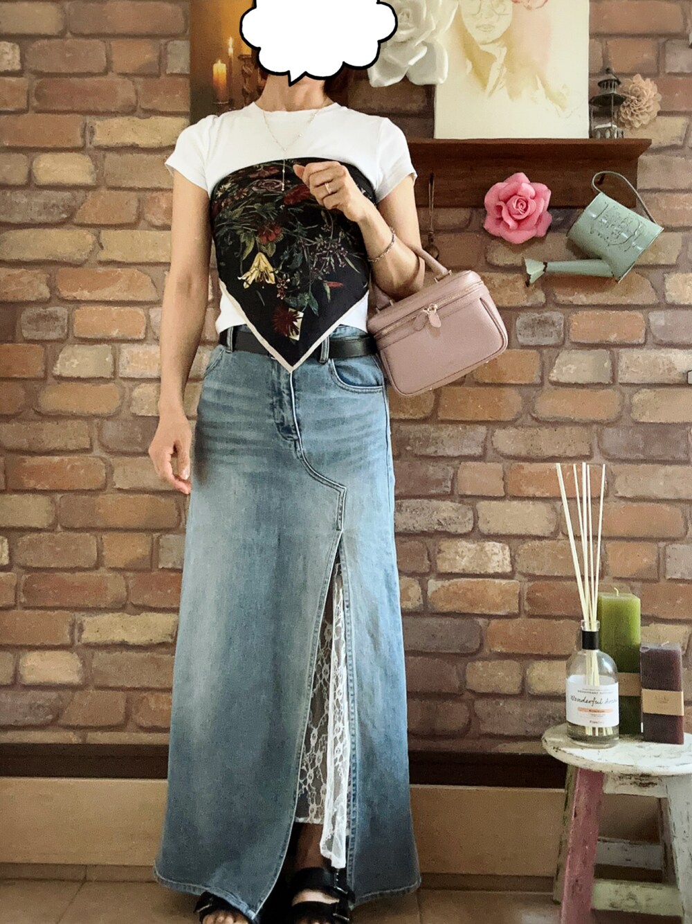 sedacle girl（セダクルガール）の「レースロング巻きスカート