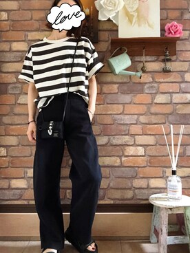 「moussy」｜「アイテム（財布/小物）」を使った、Hi_kaさん（レディース・160cm）の春コーディネート